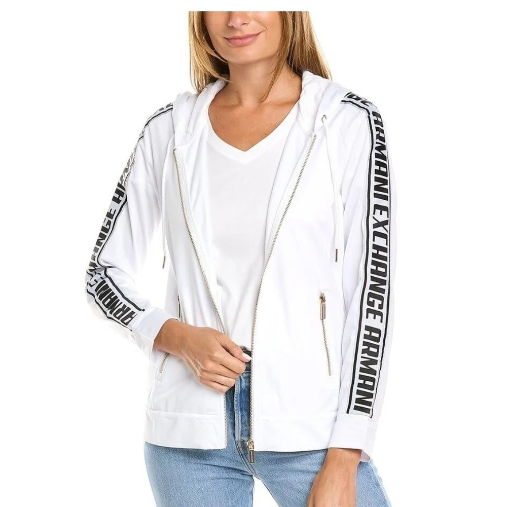 Armani Exchange White Women's Tracksuit - Picture 2 of 12